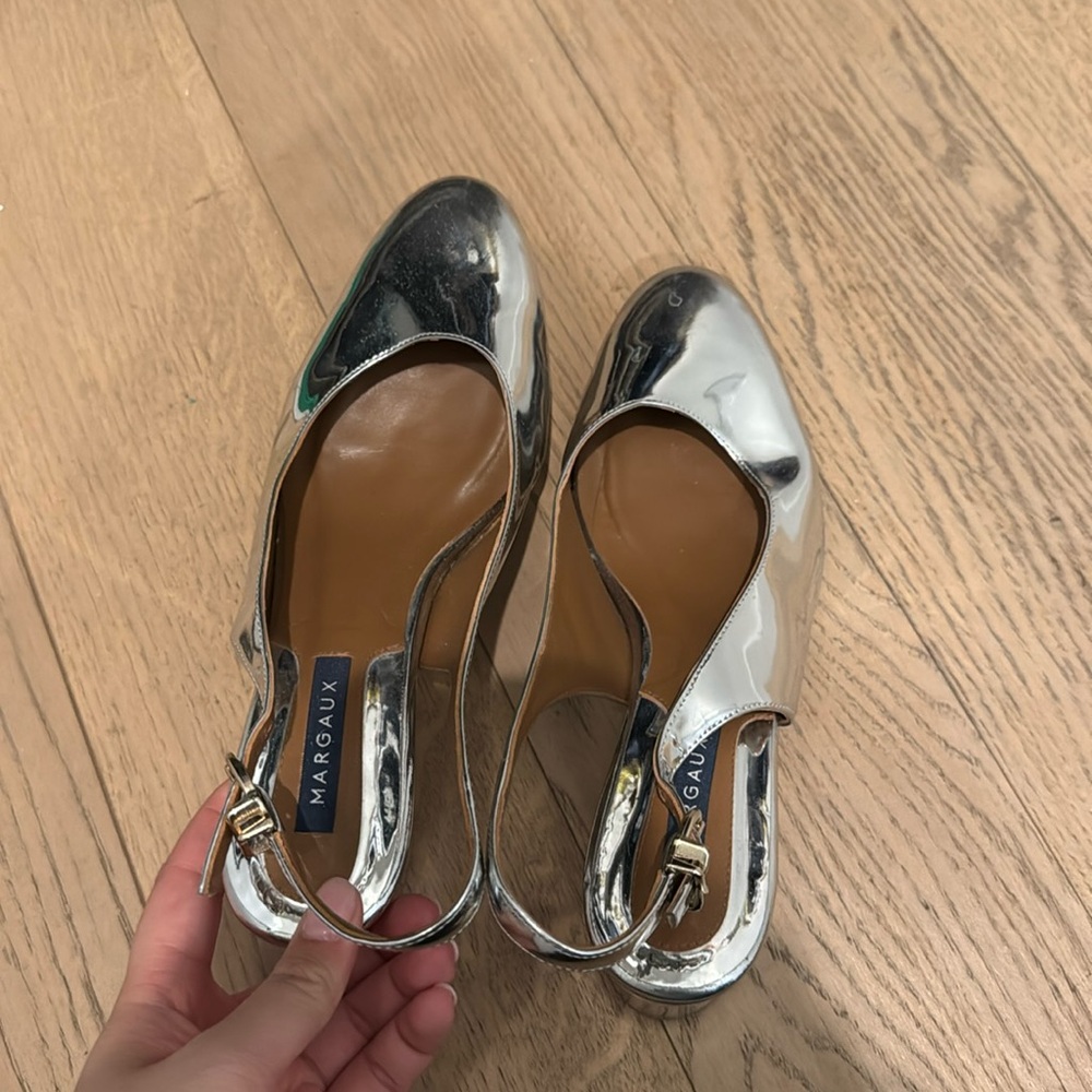 Silver heels